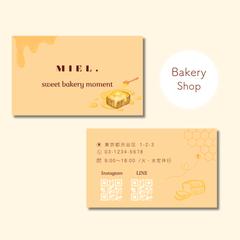パン屋さん　ショップカード