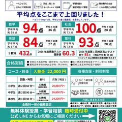 学習塾の生徒募集チラシ　両面チラシ｜構成・訴求内容からご提案