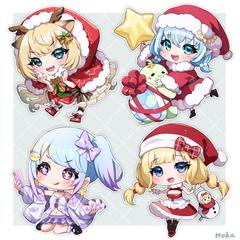 事務所Livewith様　所属ライバーSDイラスト