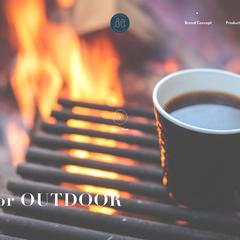 アウトドア系ブランドサイト