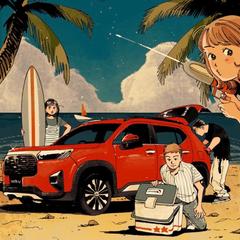 Honda「Team Drive」キャンペーンのイラスト制作