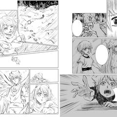 漫画作画例02：絶賛出品中！