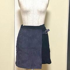 コーデュロイラップスカート
