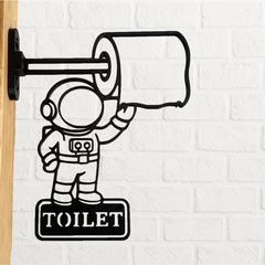 宇宙飛行士モチーフのトイレサイン