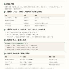 受注前診断の納品物｜診断書の見本