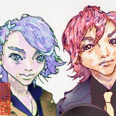 【色鉛筆画似顔絵】菅田将暉・桐山漣