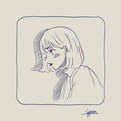 横顔