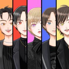 男性アイドルのイラスト