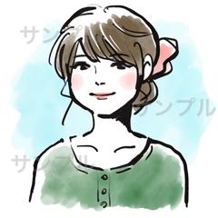 筆タッチ風似顔絵イメージ