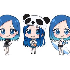 二頭身・ちびキャライラスト