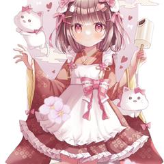 あいすまんじゅうメイド（擬人化）