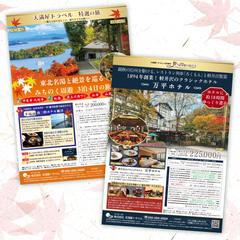 旅行会社　ツアーチラシデザイン