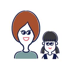 シンプルお顔アイコン