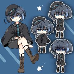 中性的な男の子の立ち絵デザイン・ミニキャラ制作