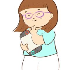 ニンテンドースイッチ２を持った女の子