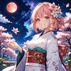 桜夜の願い星