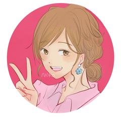 アイコン サンプル/オシャレな女性