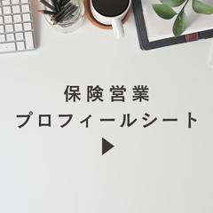 保険営業・FP・住宅営業・個人事業主　プロフィールシート