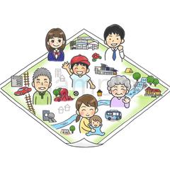 自治体様／広告イラスト