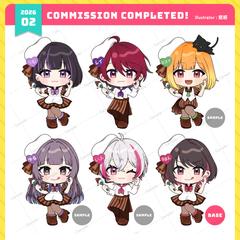 バレンタイン量産SDイラスト