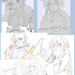 下書き イラスト