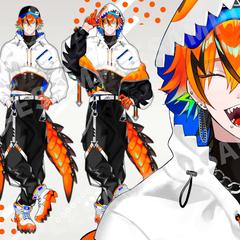 キャラクターデザイン①【Live2D用】