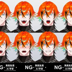 表情ガイドのサンプル