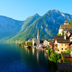 世界一美しい湖畔の街ハルシュタットの街並み