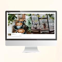 カフェのサイト