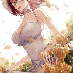 花を描くこと多いです