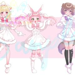 けもみみりふれっ！所属Vtuber様歌ってみたPVイラスト