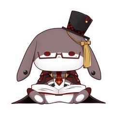 VTuberイメージのぬいぐるみ風イラスト