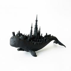 ファンタジックなクジラの立体造形アート｜光造形3Dプリント