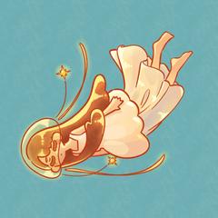 一枚絵イラスト