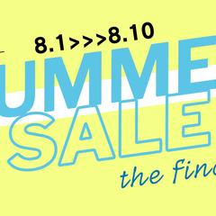 SUMMER　SALEのバナー