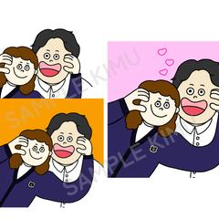 似顔絵イラスト