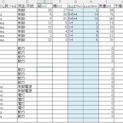 電気設備材料拾い出しサポート・電材拾い出しリスト作成