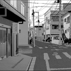 アシスタント業務（背景、写真を元に描きおろし）