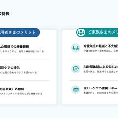 【制作サンプル】訪問看護サービスの特長