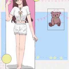 寝室をテーマにしたイラスト作成