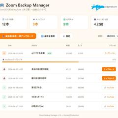 ZoomからYoutubeアップロードまでログインせず自動化