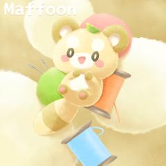 ふわふわマフーンくん