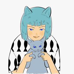 人物・猫