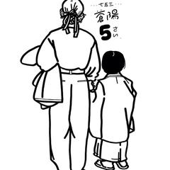 七五三illustration☺︎☺︎☺︎