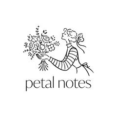 「petal notes」 ロゴデザイン