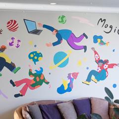 株式会社Magic社内壁画