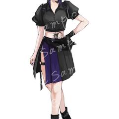 女性立ち絵