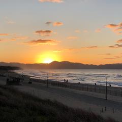 綺麗な夕日