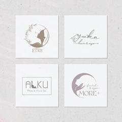 サロン、フォトスタジオのロゴ作成