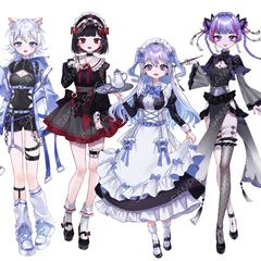 IRIAM用立ち絵制作/キャラクターデザイン